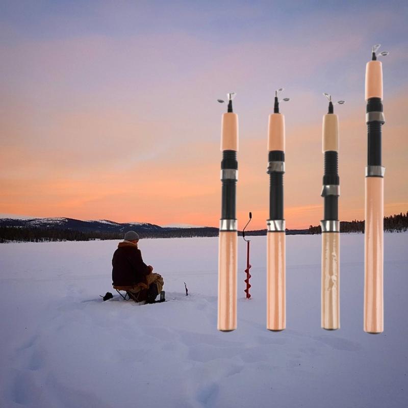 [LA]1Pc Ultralight Winter Ice  - đánh giá và giá Fishing Rod Spinning