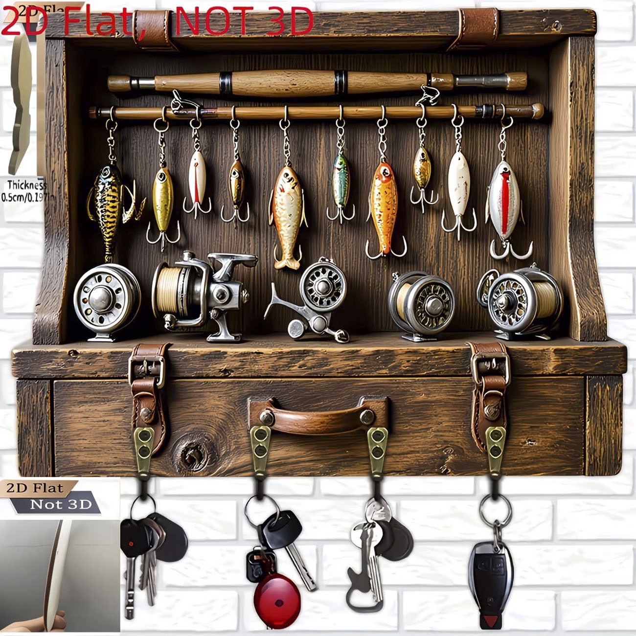 Vintage Fishing Lure Key Hange - đánh giá và giá Fishing Rod Combo